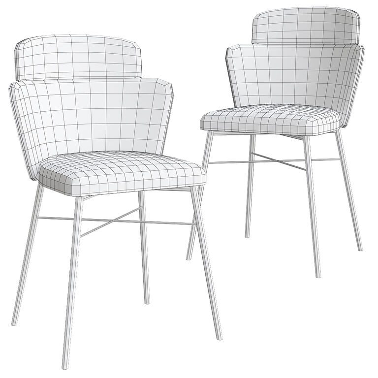 RADICE ORLANDINI Baleri Italia KIN CHAIR (124692) 3D model - Download ...