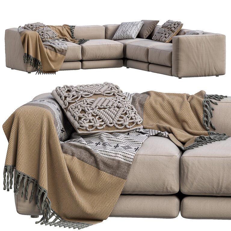 Угловой диван Lewis от Montauksofa (124763), 3д модель 1