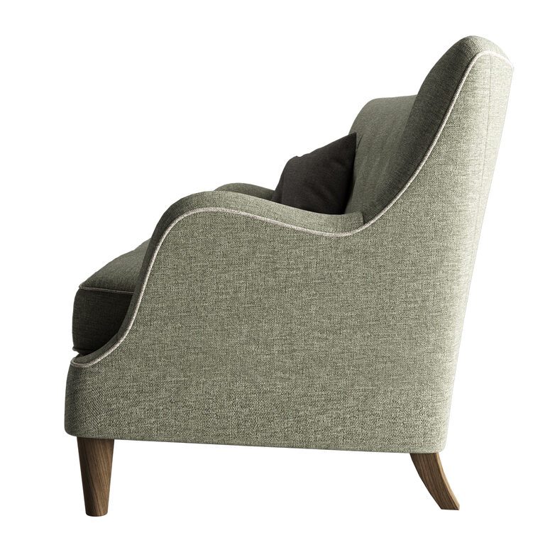West Elm Livingston Sofa (125007) 3D model - Download 3D model West Elm ...