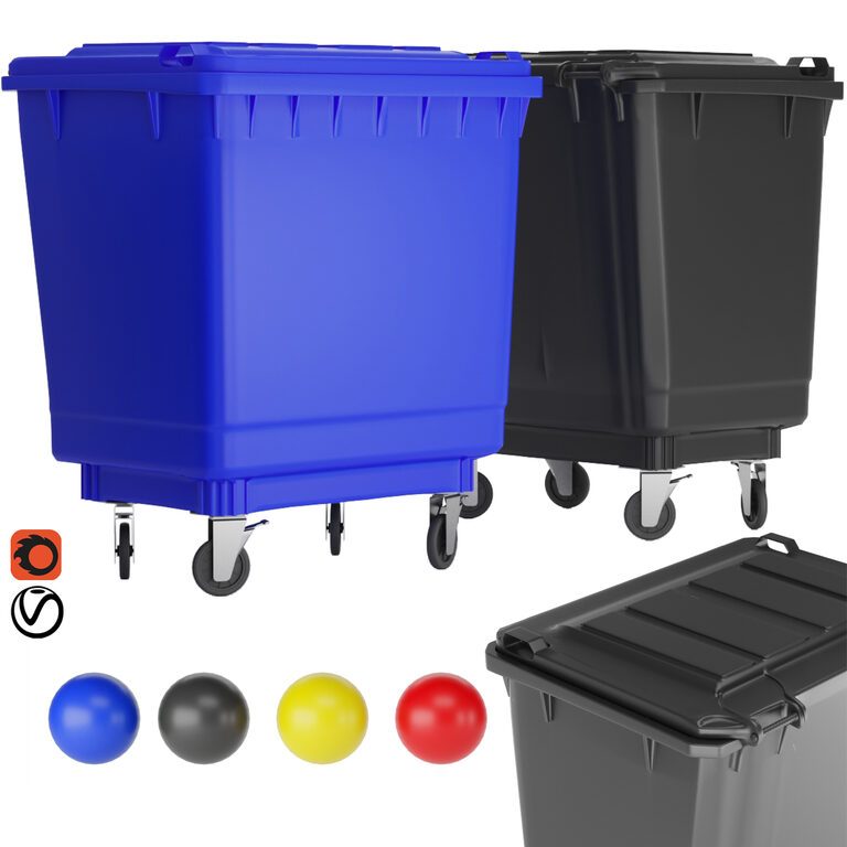 Garbage box 2 (125385) 3D model - Download 3D model Garbage box 2 ...