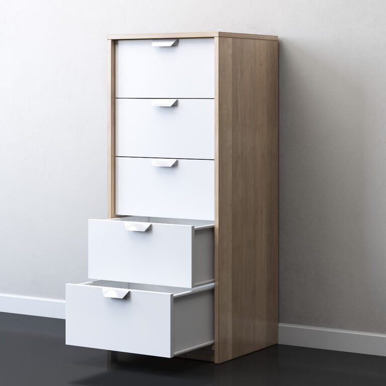 IKEA ASKVOLL Dresser with Drawers (125534) 3D model - Download 3D