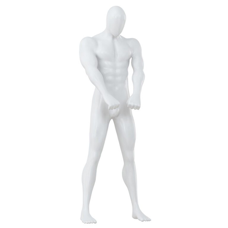 A male mannequin stands in a pose like a karate 151 (127116), 3d model 1