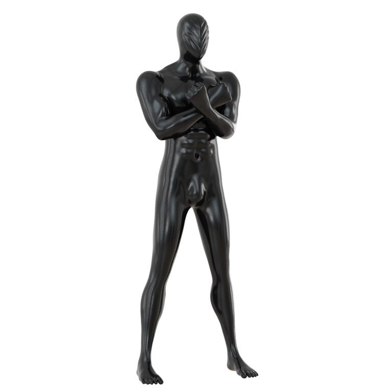 Black Female Abstract Mannequin (TMK-OZIB4) main image 1