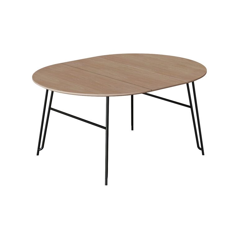 Table Novaks 120 (200) x120 black, wood veneer (130289) 3D model ...