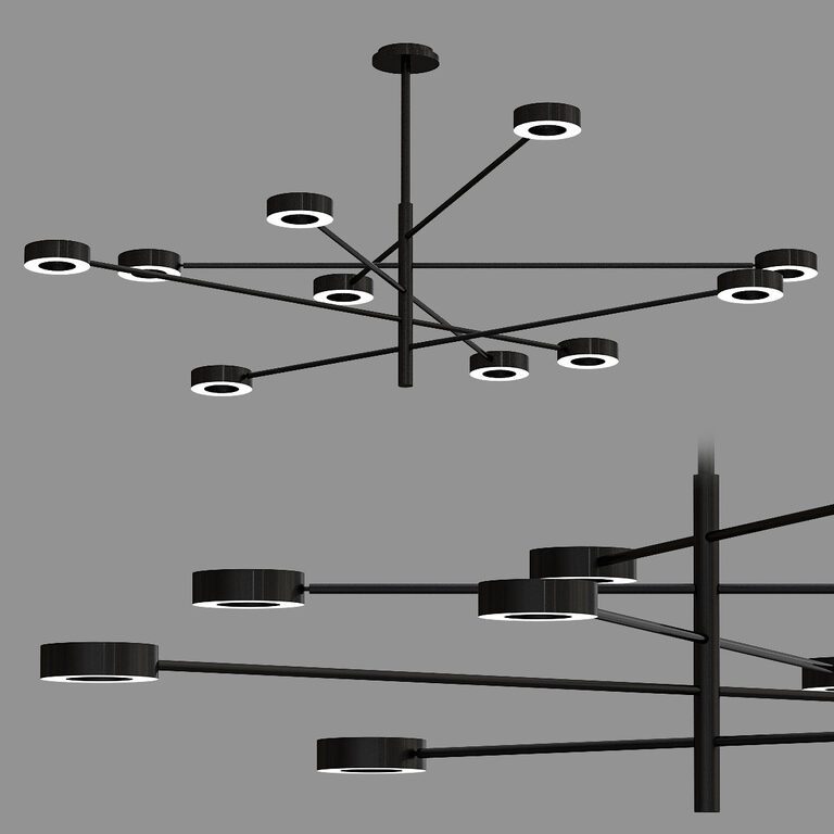 ATISSA Chandelier (130549), 3d model 1