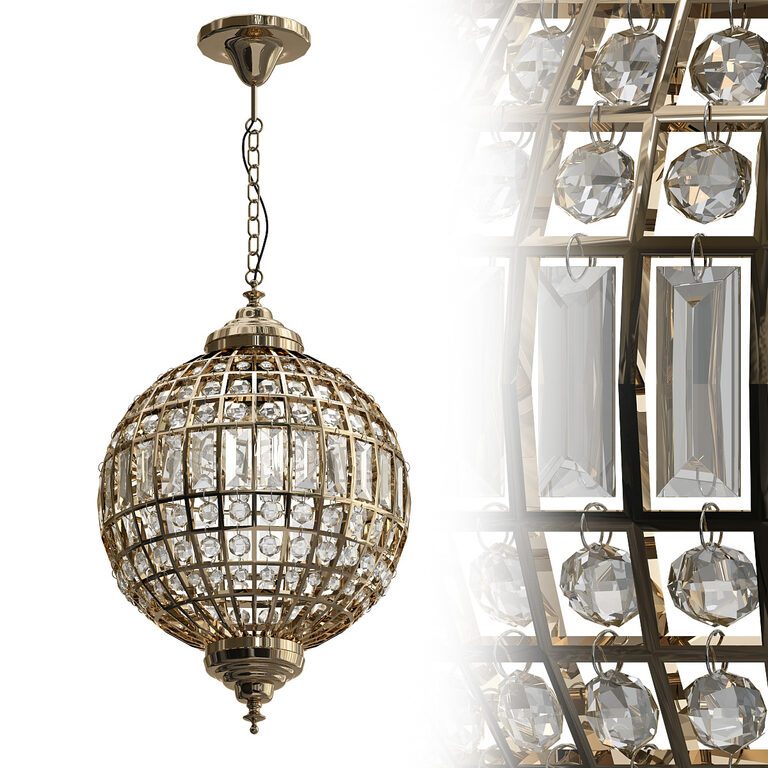 Restoration Hardware Pendant (130746), 3d model 1