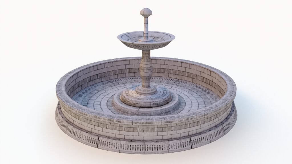 Fountain (134622), 3d model 1