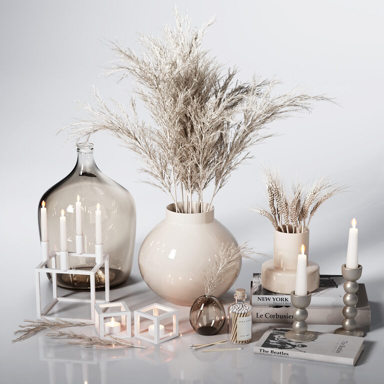 Decorative Set 04 (134745), 3d model 1