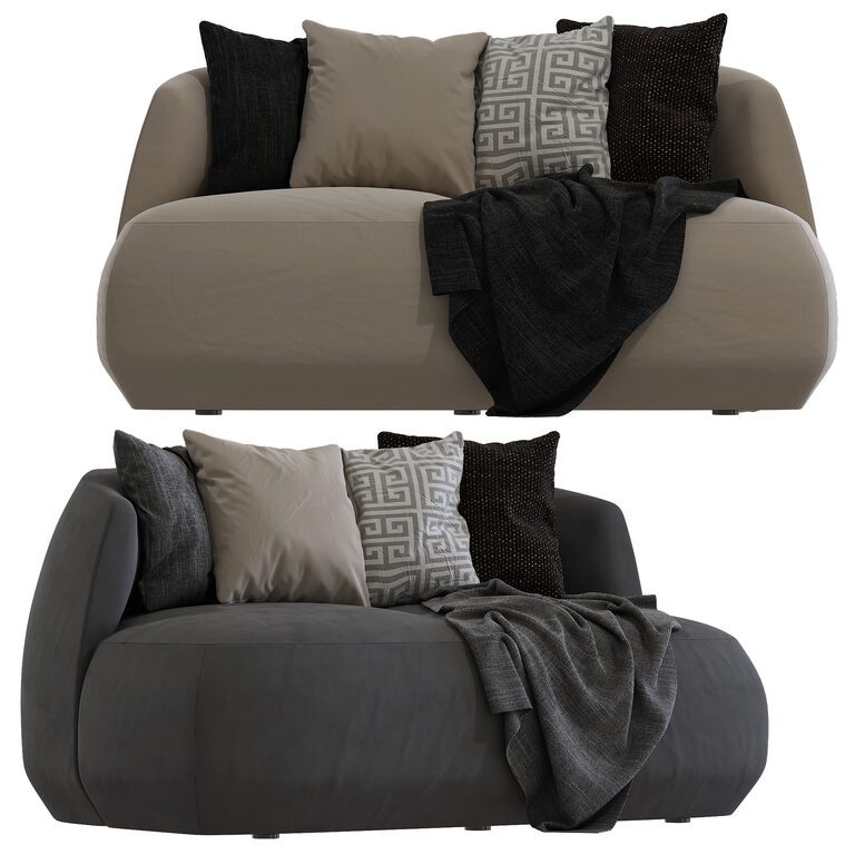 BRIONI UP sofa (136915), 3d model 1
