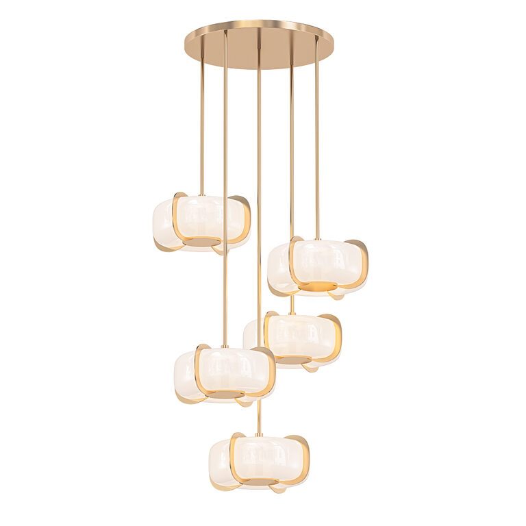 CONTEMPORARY DECO by Imaginlighting Chandelier (137068), 3d model 1