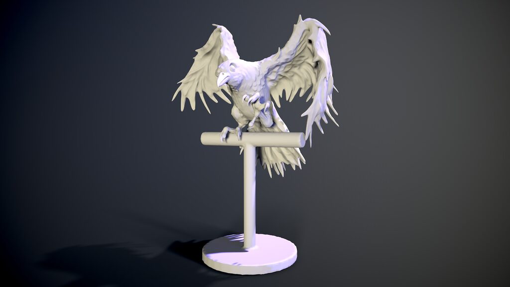 Raven for 3D printing (137896) 3D model - Download 3D model Raven for ...