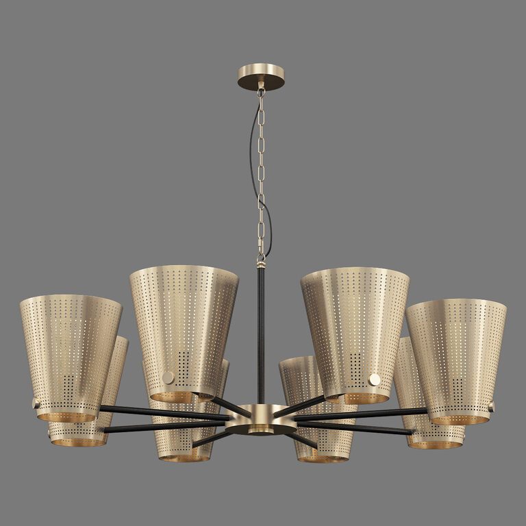 Chandelier Shield By Chelsom (138179), 3d model 1