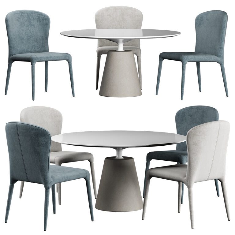 Rock Table Monti Chair (138321), 3d model 1
