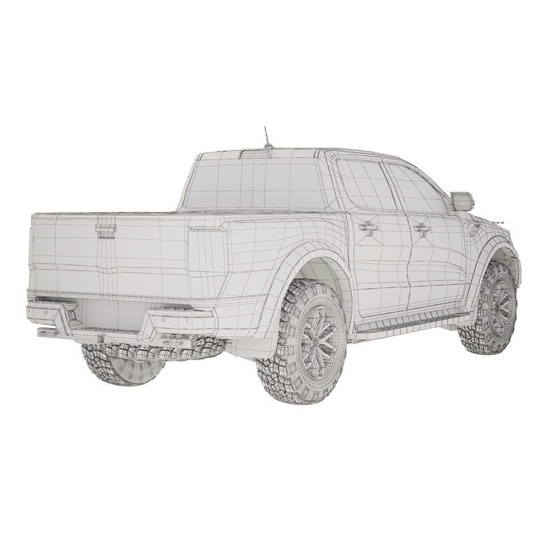 Ford Ranger Raptor 2019 (138380) 3D model - Download 3D model Ford ...