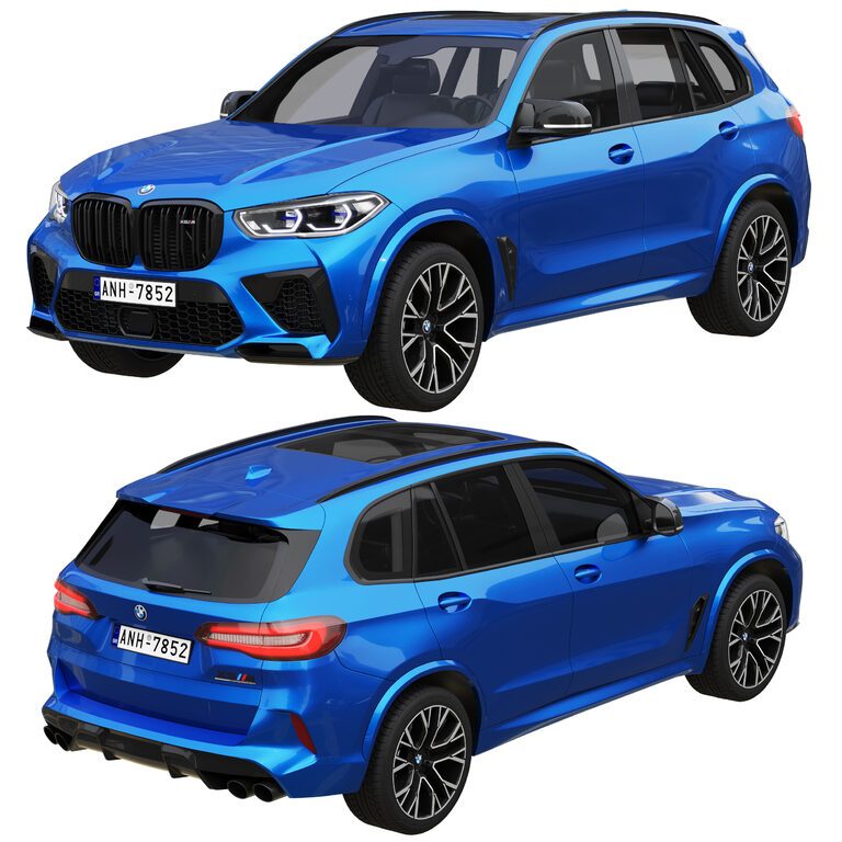 BMW X5 M Конкурс (140627), 3d модель 1