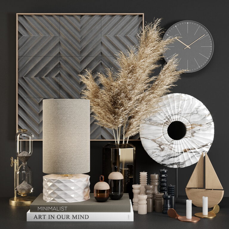 Decorative Set 2 (28 pieces) (141788) 3D model - Download 3D model ...