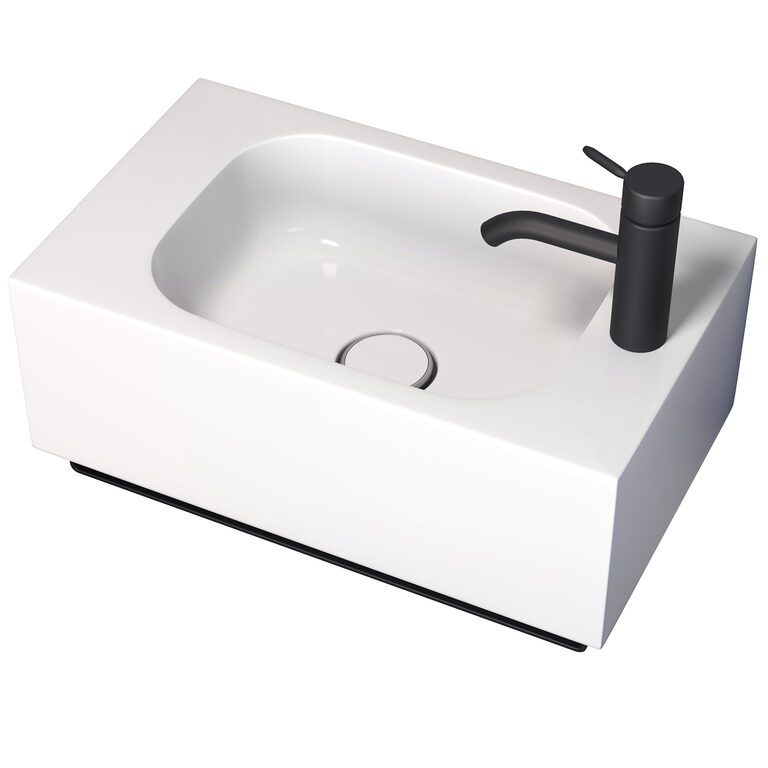 Small Wall Mount Bathroom Sink (141897) 3D model - Download 3D model ...