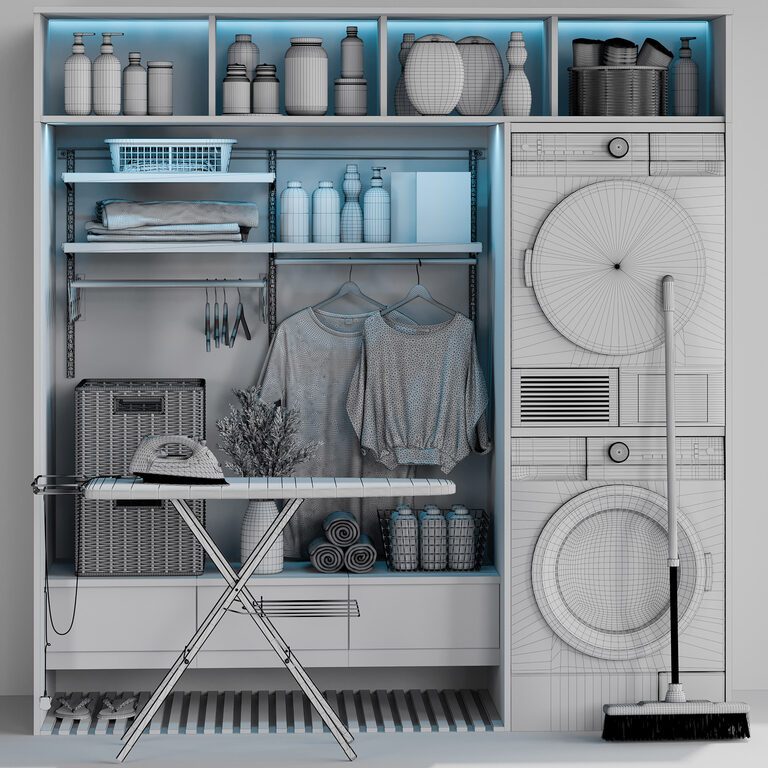 Laundry 03 (145523) 3D model - Download 3D model Laundry 03 (145523 ...