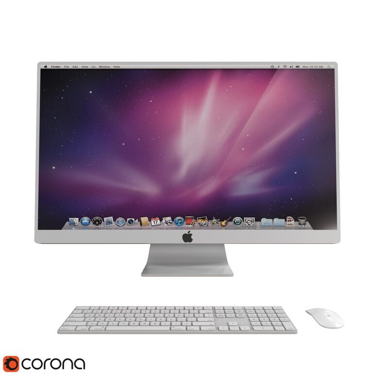 IMac 2020 all-in-one computer (148981) 3D model - Download 3D model ...