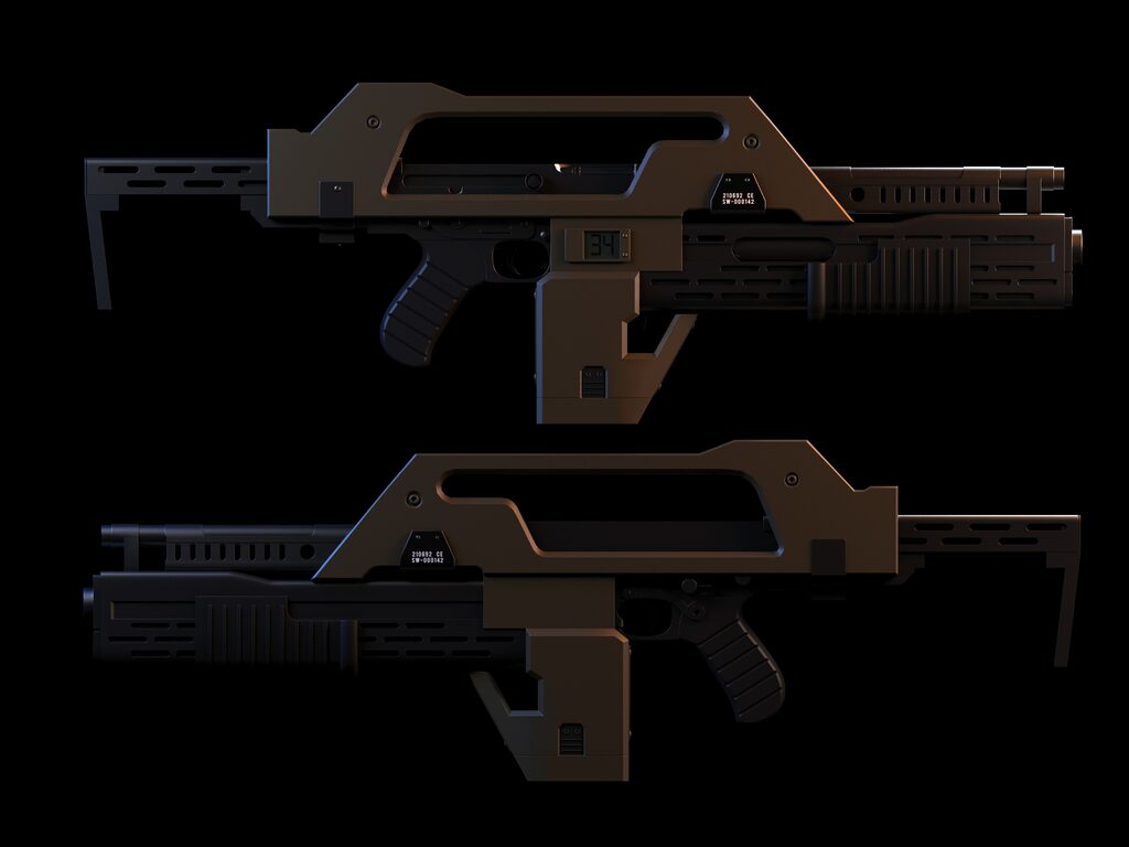 M41A Pulse Rifle (Aliens) (150163) 3D model - Download 3D model M41A ...