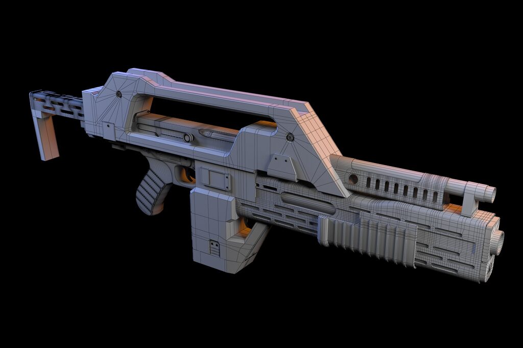 M41A Pulse Rifle (Aliens) (150163) 3D model - Download 3D model M41A ...