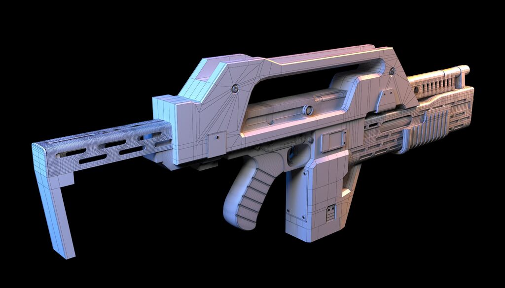 M41A Pulse Rifle (Aliens) (150163) 3D model - Download 3D model M41A ...
