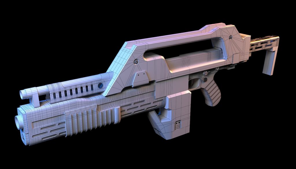 M41A Pulse Rifle (Aliens) (150163) 3D model - Download 3D model M41A ...