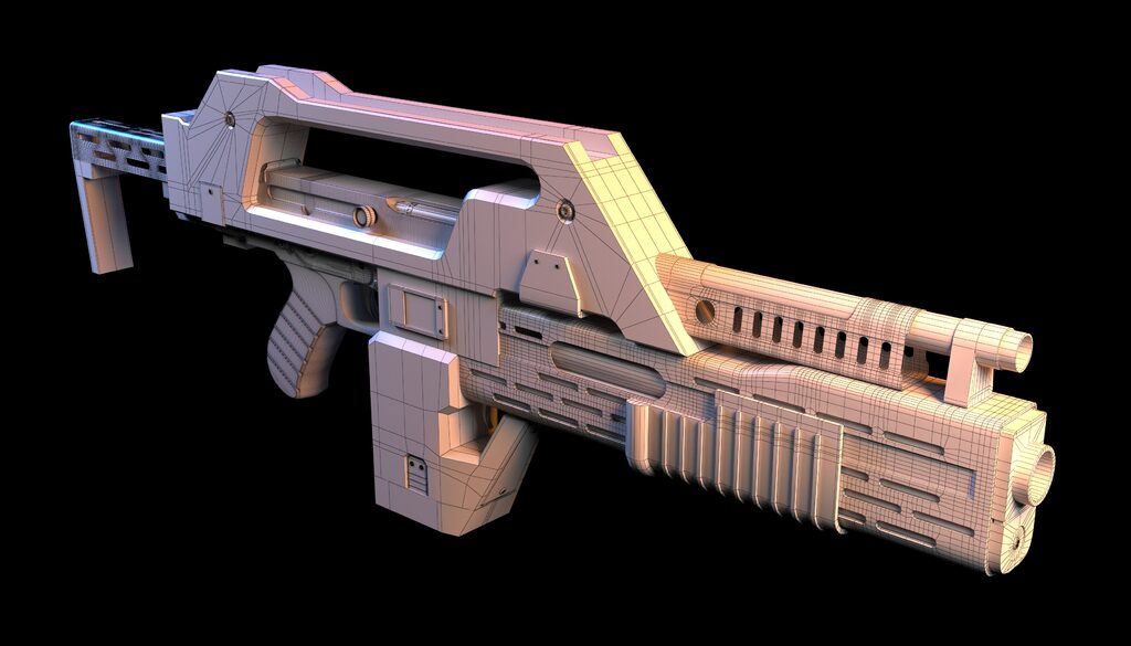 M41A Pulse Rifle (Aliens) (150163) 3D model - Download 3D model M41A ...