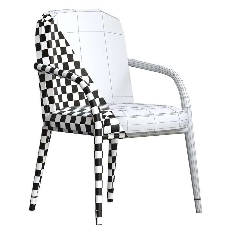LISE Chair Ulivi Salotti (150241) 3D model - Download 3D model LISE ...