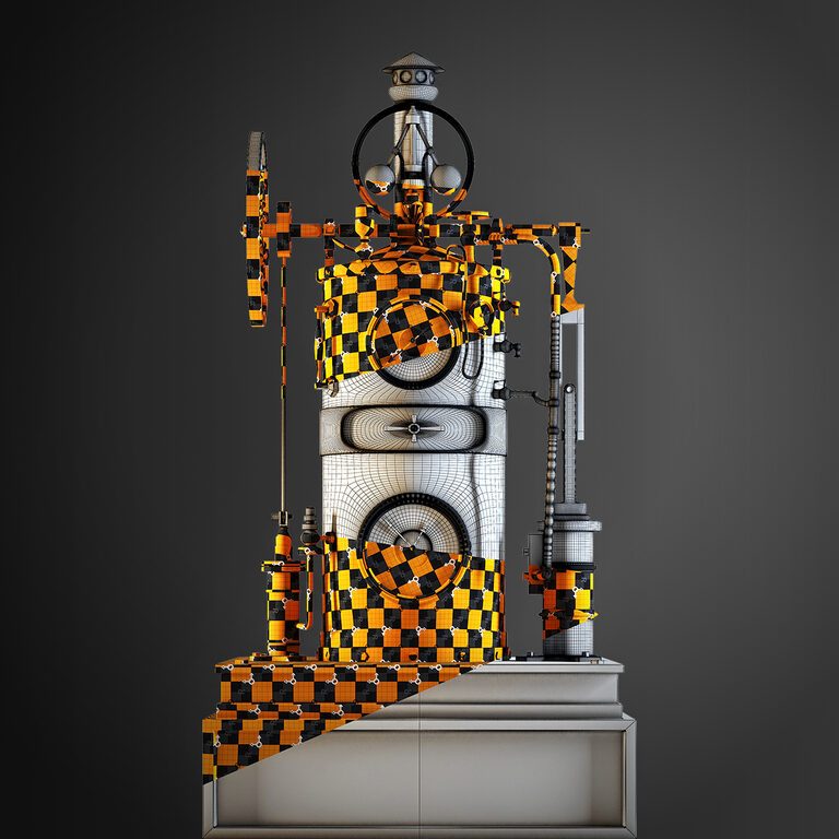 Steampunk Engine (154564) 3D model - Download 3D model Steampunk Engine ...