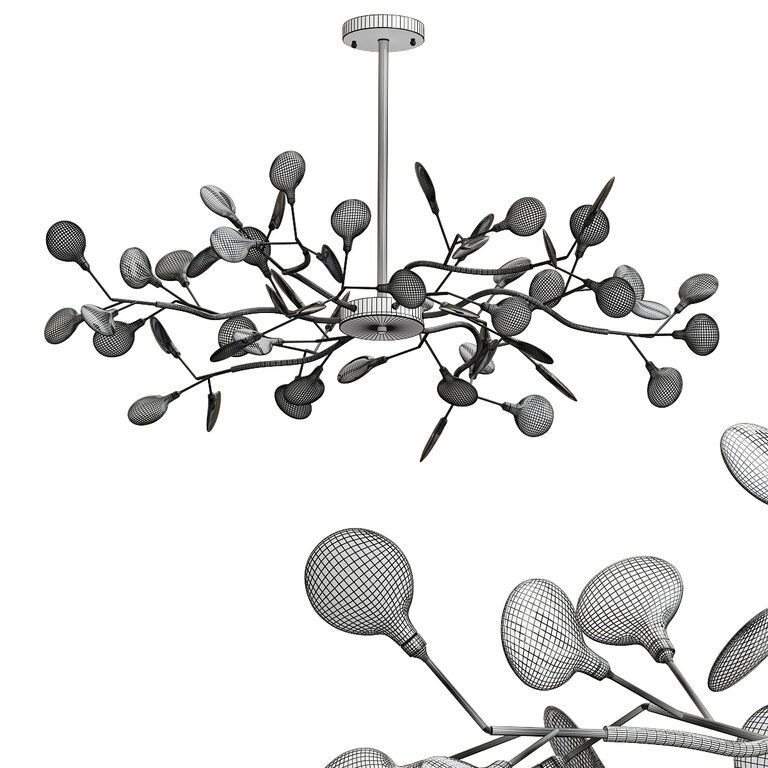 Modern firefly chandelier (157298) 3D model - Download 3D model Modern ...
