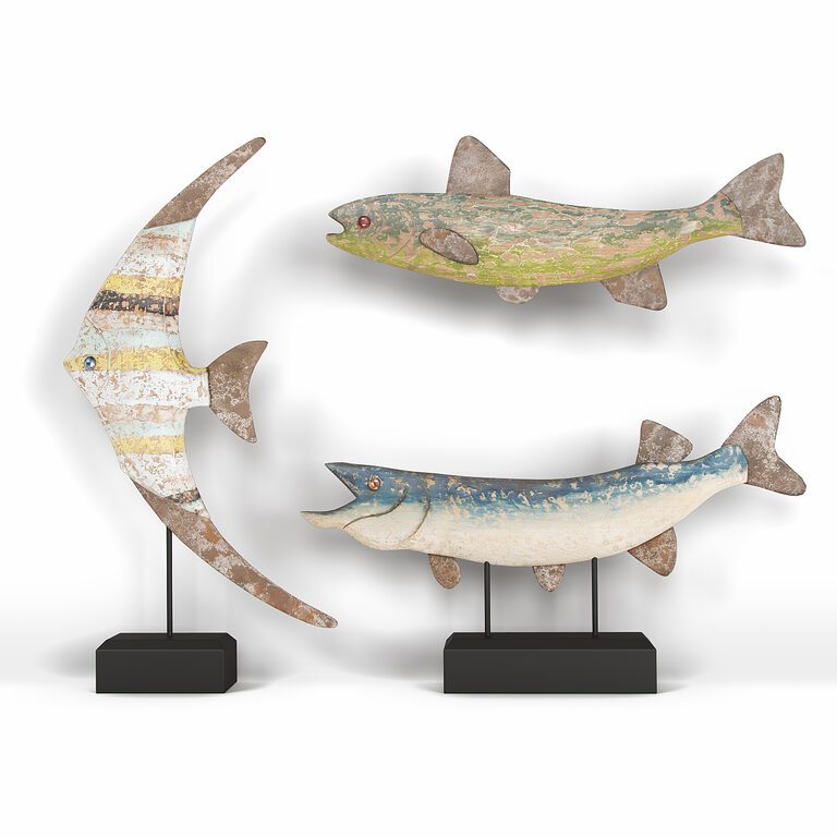 Fish Sculpture Set (158757), 3d model 1