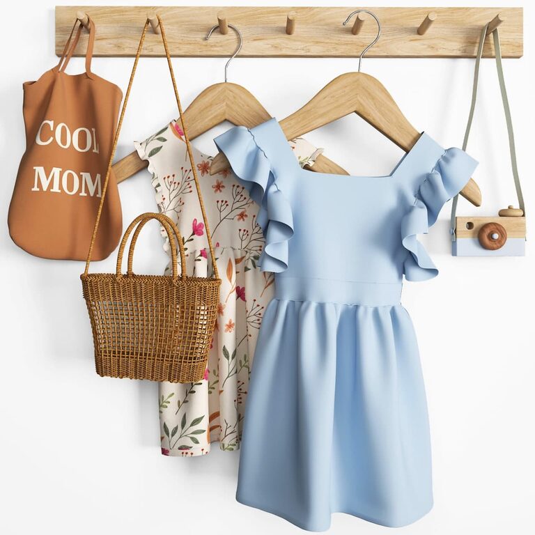 Clothes set ti01 (159909), 3d model 1