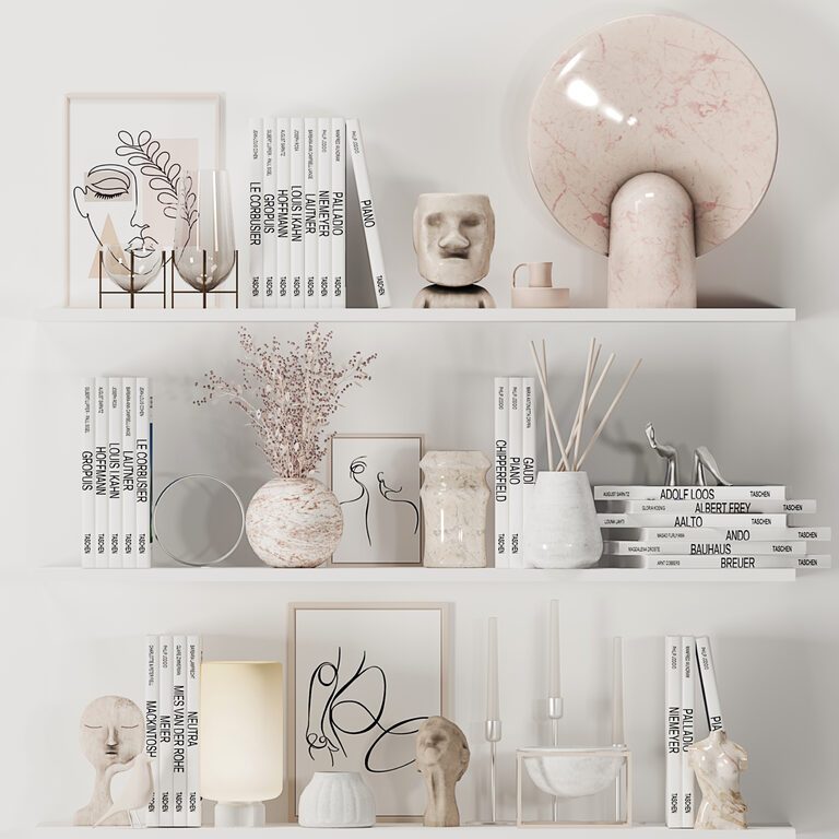 Decorative Set 01 (159925) 3D model - Download 3D model Decorative Set ...