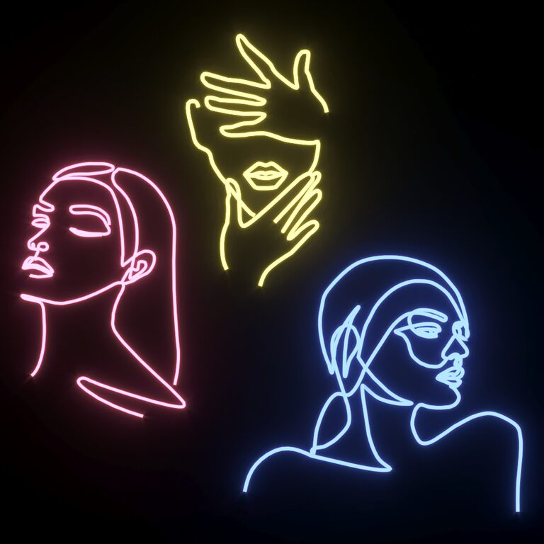 Model For Neon Neon Set 01 Woman (159938) 3D model - Download 3D model Neon Set 01 ...