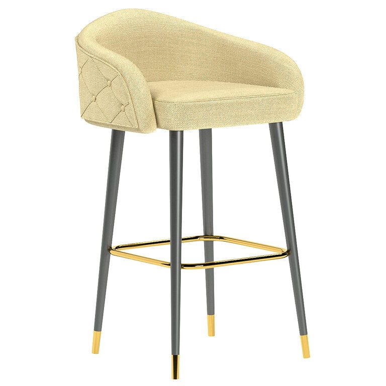 Deer Spring Bar Stool (159953), 3d model 1