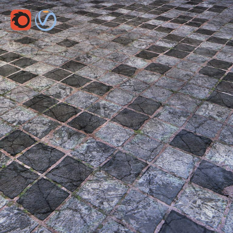 Material wet paving (167662), 3d model 1