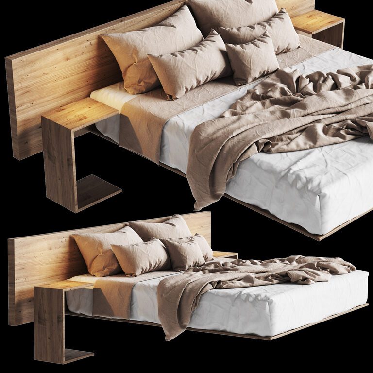 Lago design Suspended bed (167842), 3d model 1