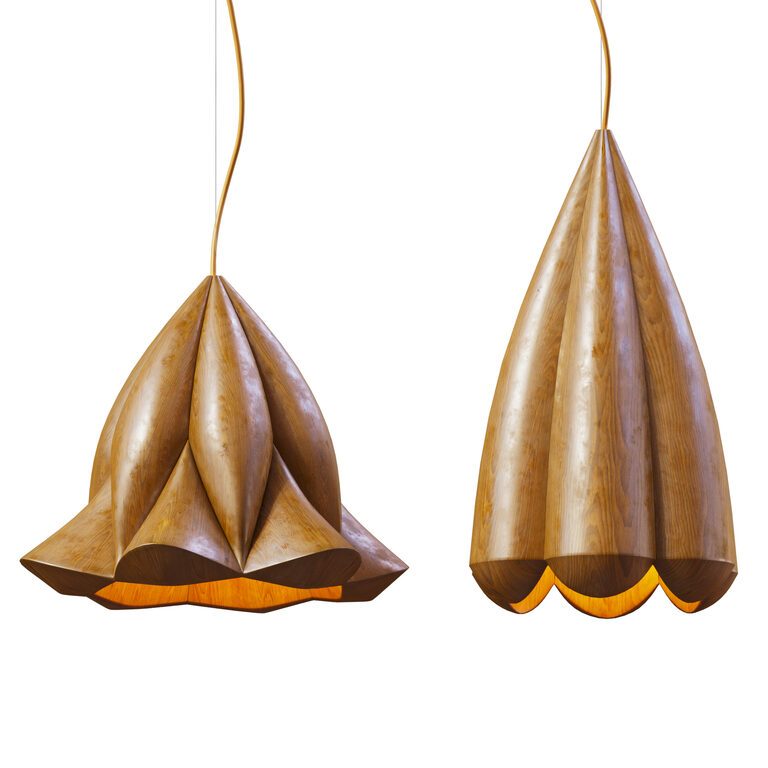 Laszlo Tompa Flower pendant light (167907), 3d model 1