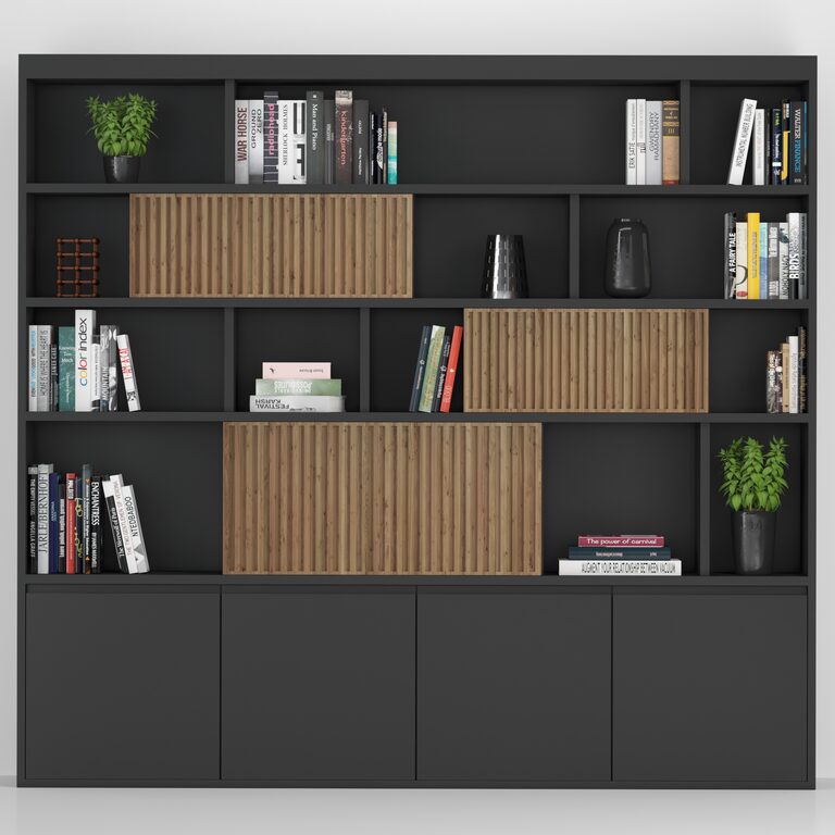 Rack and Bookcase 05 (168089) 3D model - Download 3D model Rack and ...