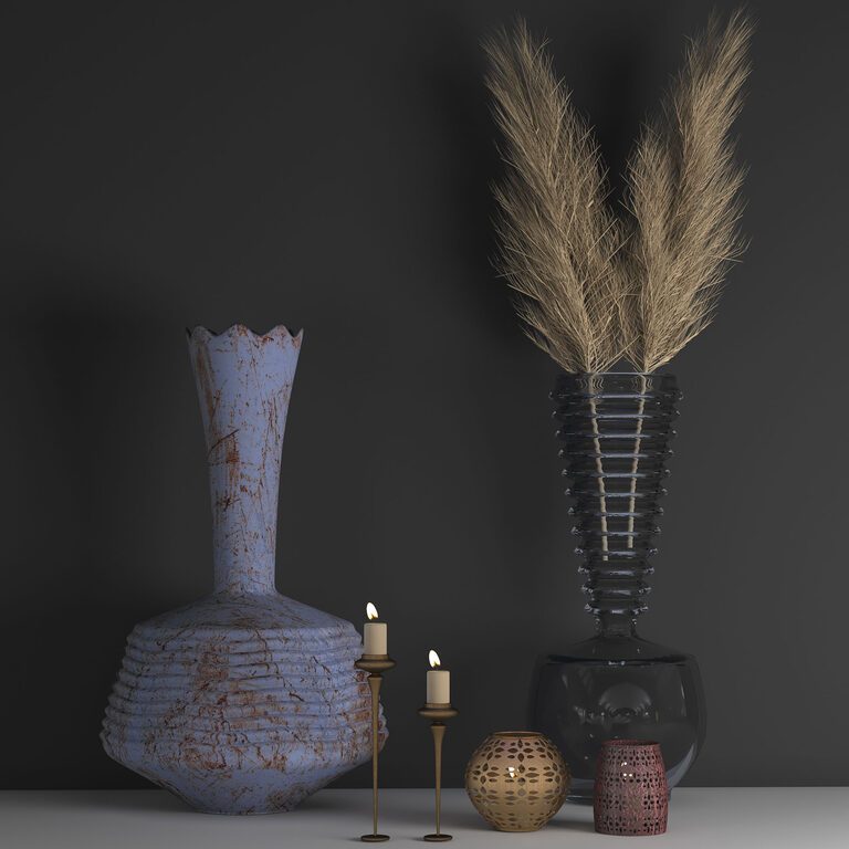 Decorative set 01 (168102) 3D model - Download 3D model Decorative set ...