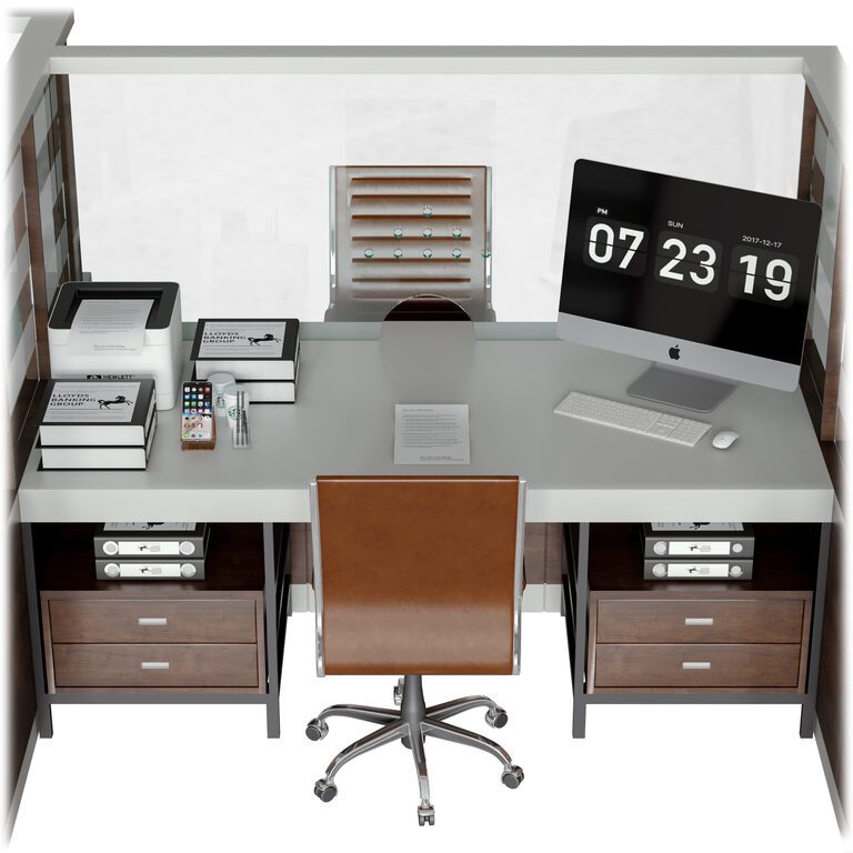 Bank Counter 05 (168206) 3D model - Download 3D model Bank Counter 05 ...