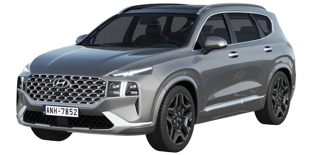Hyundai Santa Fe Car (168532) 3D model - Download 3D model Hyundai ...