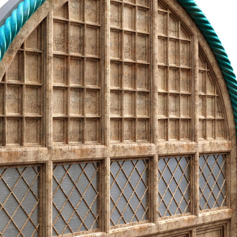 Turich Window Antique Turkish Window 133 (168645) 3D model - Download 3D model ...