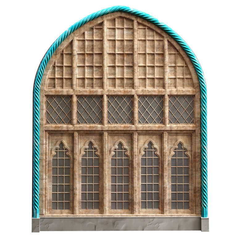 Turich Window Antique Turkish Window 133 (168645) 3D model - Download 3D model ...
