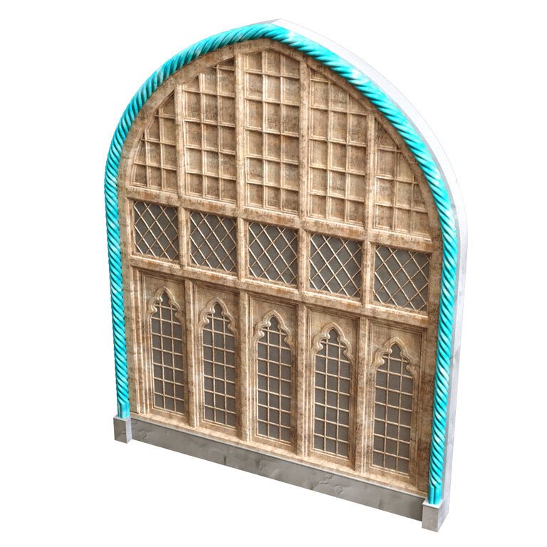 Turich Window Antique Turkish Window 133 (168645) 3D model - Download 3D model ...