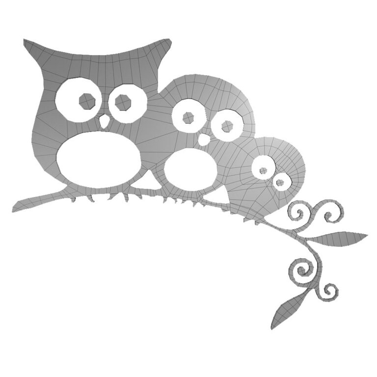 Children's wall panel made of wood