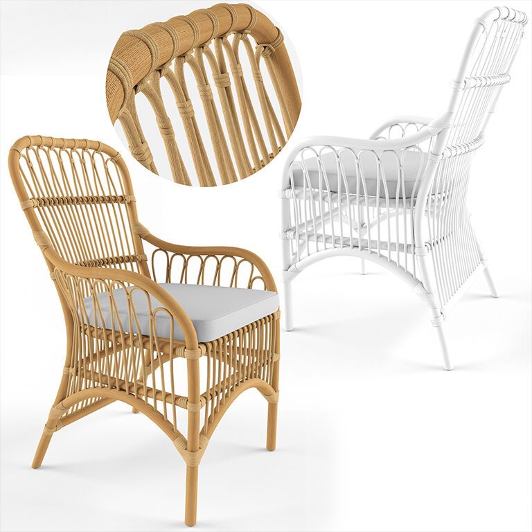 Loop Rotan стілець (175150), 3d модель 1