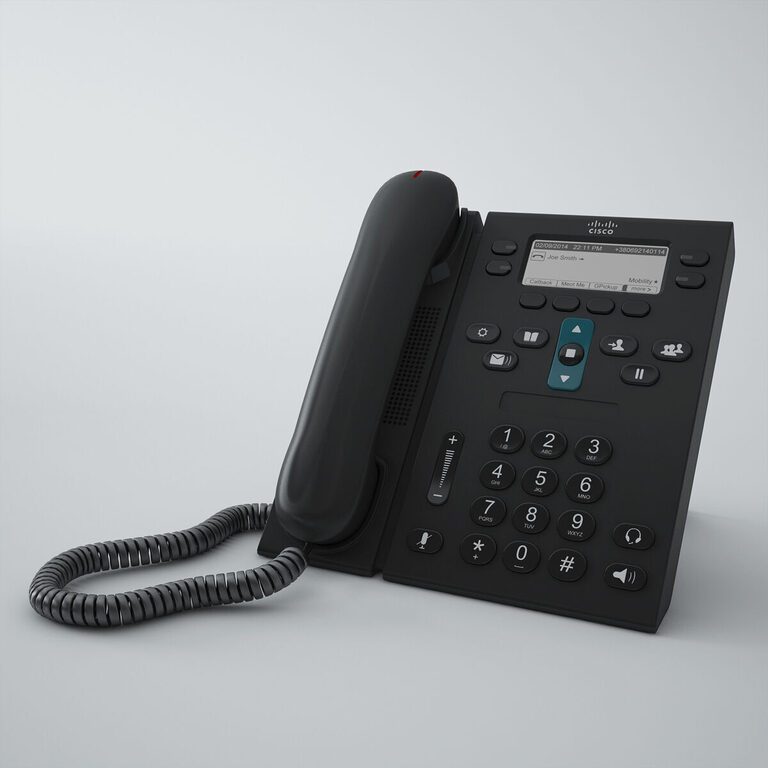 Телефон Офисный Cisco CP6941 (17601), 3д модель 1