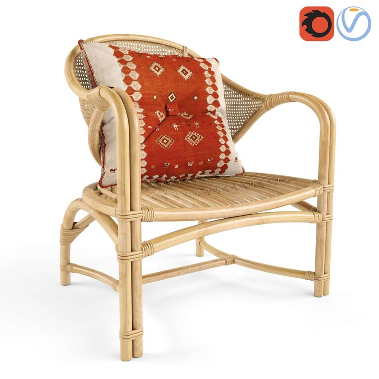 Avery Koko Occasional armchair (177474) 3D model - Download 3D model ...